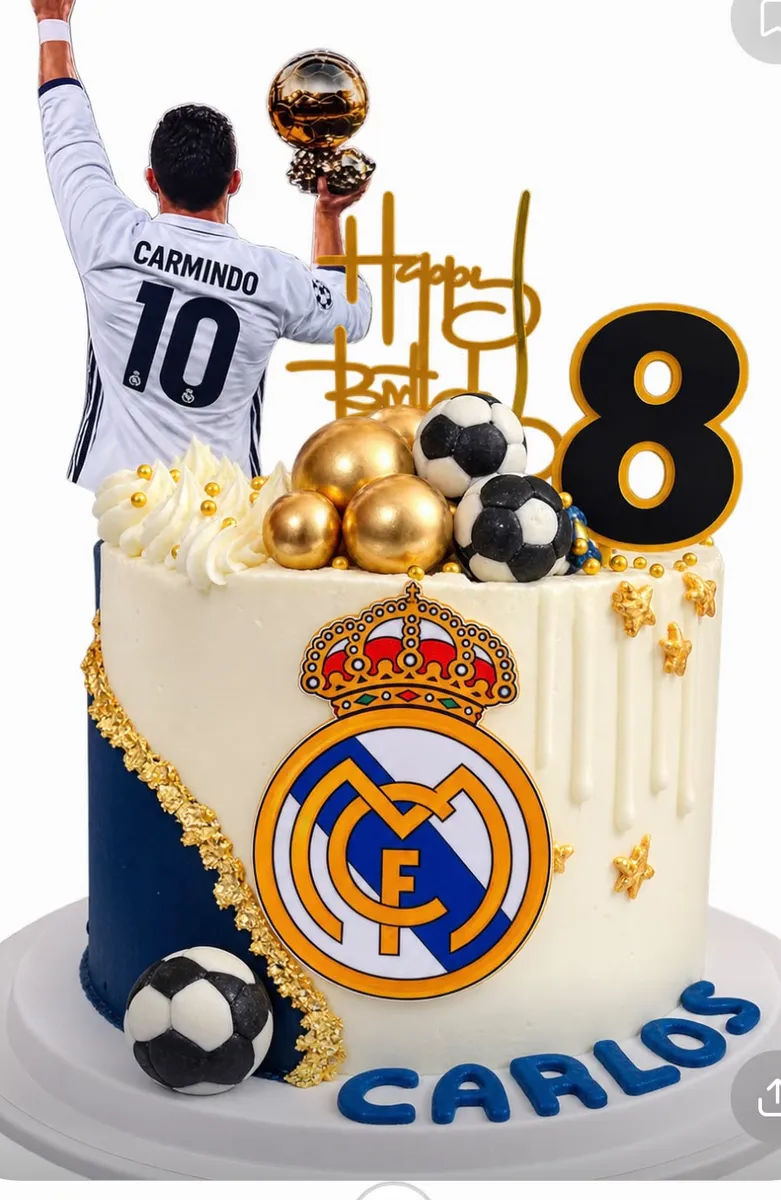 Bolo de aniversário em ganache