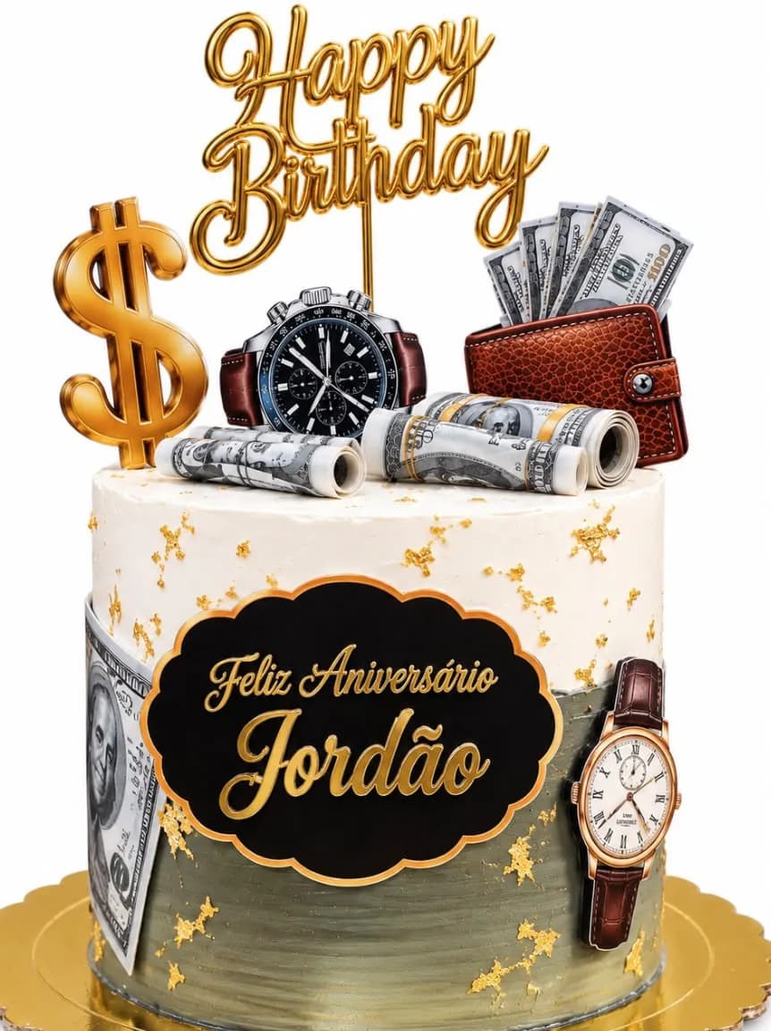 Bolo aniversário em chantilly